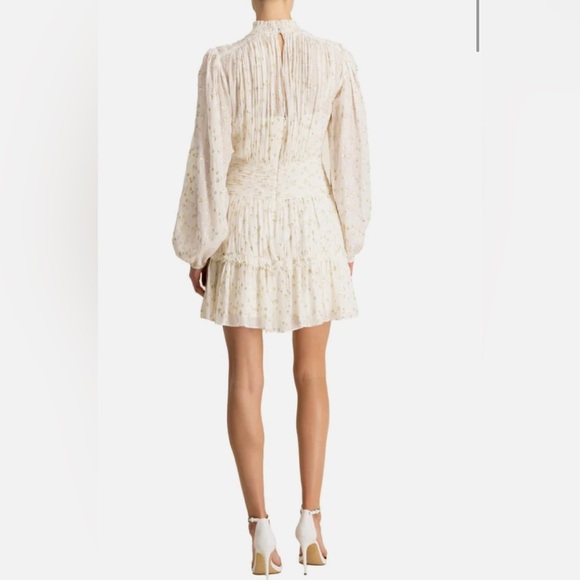 ML Monique Lhullier white and gold dress - Picture 7 of 7